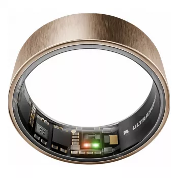 ULTRAHUMAN Ring Air – Smart Ring per donna e uomo – Wearable per il monitoraggio di sonno e fitness – Frequenza cardiaca – Smart Ring oro rosa taglia 13