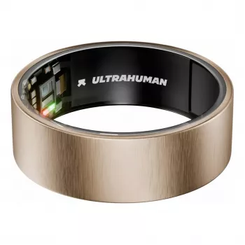 ULTRAHUMAN Ring Air - Smart Ring per donna e uomo - Wearable per il monitoraggio di sonno e fitness - Frequenza cardiaca - Smart Ring oro rosa taglia 12