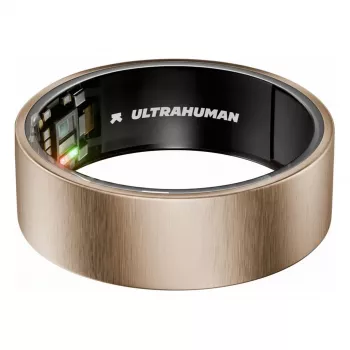 ULTRAHUMAN Ring Air - Smart Ring per donna e uomo - Wearable per il monitoraggio di sonno e fitness - Frequenza cardiaca - Smart Ring oro rosa taglia 10