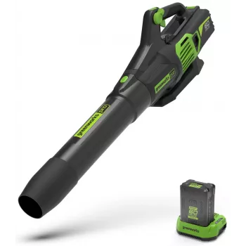 Greenworks 60V soffiatore aspiratore a batteria assiale GD60AB (apparecchio senza batteria)