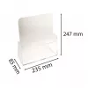Exacompta espositore da banco A4 con 1 scomparto, polistirene, trasparente, 85 x 235 x 247 mm (74058D)