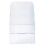 Exacompta portadepliant A5, 3 scomparti, polistirene, 154 x 181 x 280 mm (75158D)