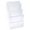 Exacompta portadepliant A5, 3 scomparti, polistirene, 154 x 181 x 280 mm (75158D)