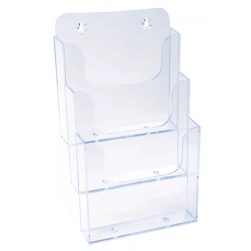 Exacompta portadepliant A5, 3 scomparti, polistirene, 154 x 181 x 280 mm (75158D)