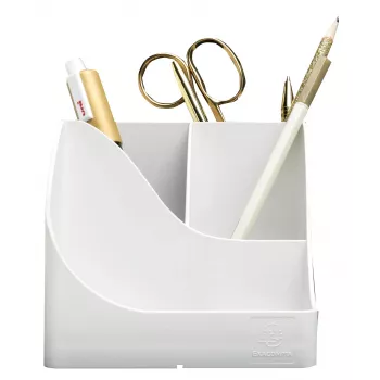 Exacompta Pen Wave AutentiK portapenne 5 scomparti bianco