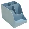 Exacompta Pen Wave AutentiK portapenne 5 scomparti blu-grigio