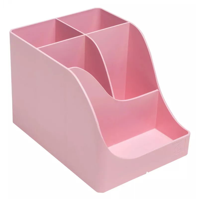 Exacompta portapenne Pen Wave AutentiK 5 scomparti rosa bonbon