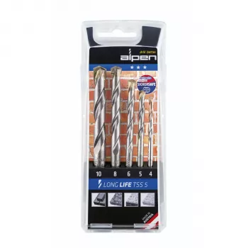 ALPEN-MAYKESTAG Alpen TSS 5 LL set punte a gradino 4-5-6-8-10 HSS-G da 5 pezzi