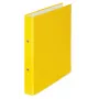 Donau Elektronik raccoglitore ad anelli 2 anelli giallo 3,5 cm DIN A4
