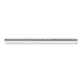 ARISTO Righello triangolare tipo B, bianco (AR23704EB)