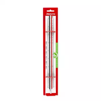 ARISTO Righello triangolare C, bianco (AR23705EB)