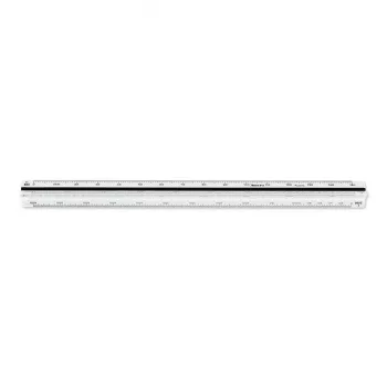 ARISTO Righello triangolare C, bianco (AR23705EB)