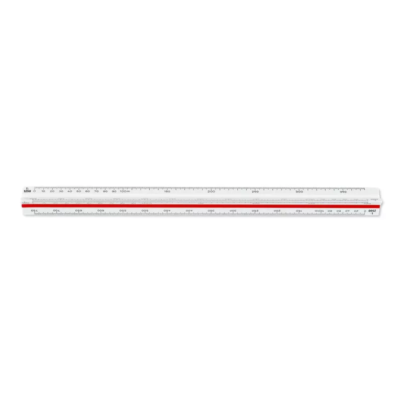 ARISTO Righello triangolare C, bianco (AR23705EB)