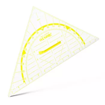 ARISTO Squadra 2 Set Square 80 cm trasparente plexiglas