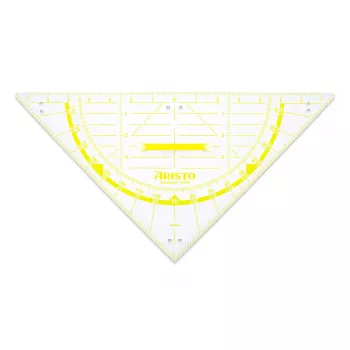 ARISTO Squadra 2 Set Square 80 cm trasparente plexiglas
