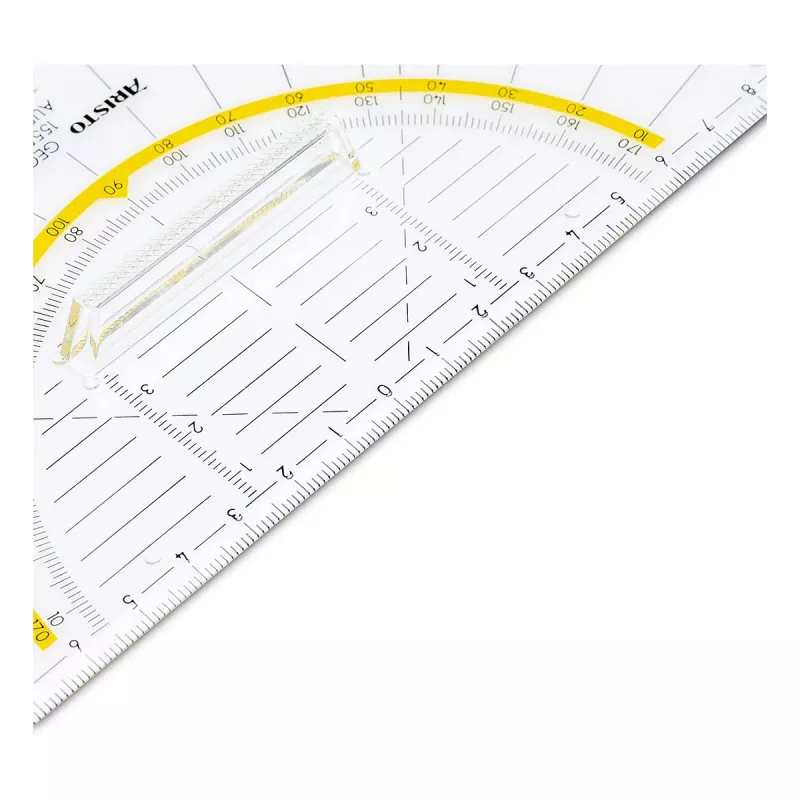 Aristo AR 1555/2 Squadra 225 mm ipotenusa con manico