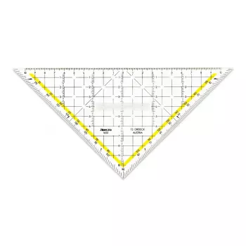ARISTO Squadra geometrica 22,5 cm squadra da disegno
