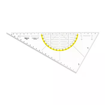 ARISTO Squadra geometrica 26,0 cm trasparente