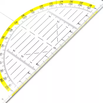 ARISTO Squadra geometrica 26,0 cm trasparente