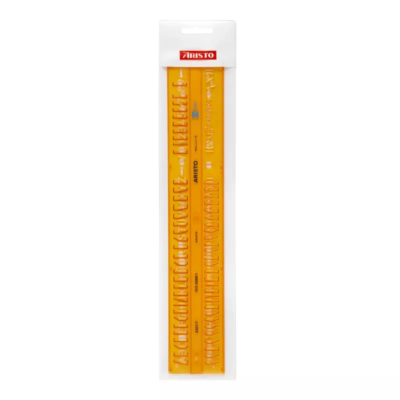 ARISTO Maschera per scrittura dritta 7 mm, ISO 3098-1 / DIN 6776, tipo B, profilo H (AR5301/7)