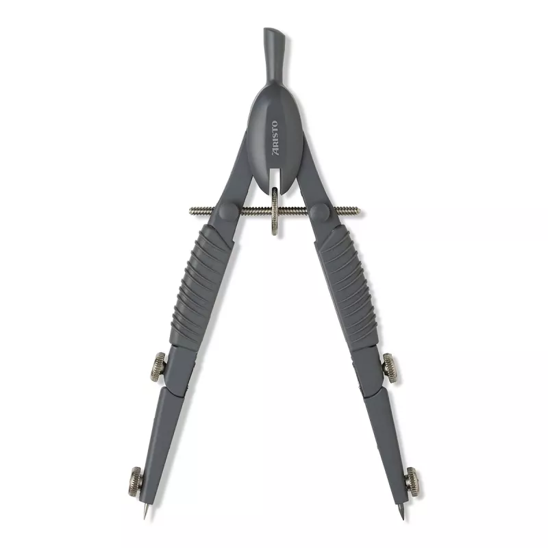 Aristo TopLine Mat Series Compasso da disegno grigio, 1 pezzo (AR55816)