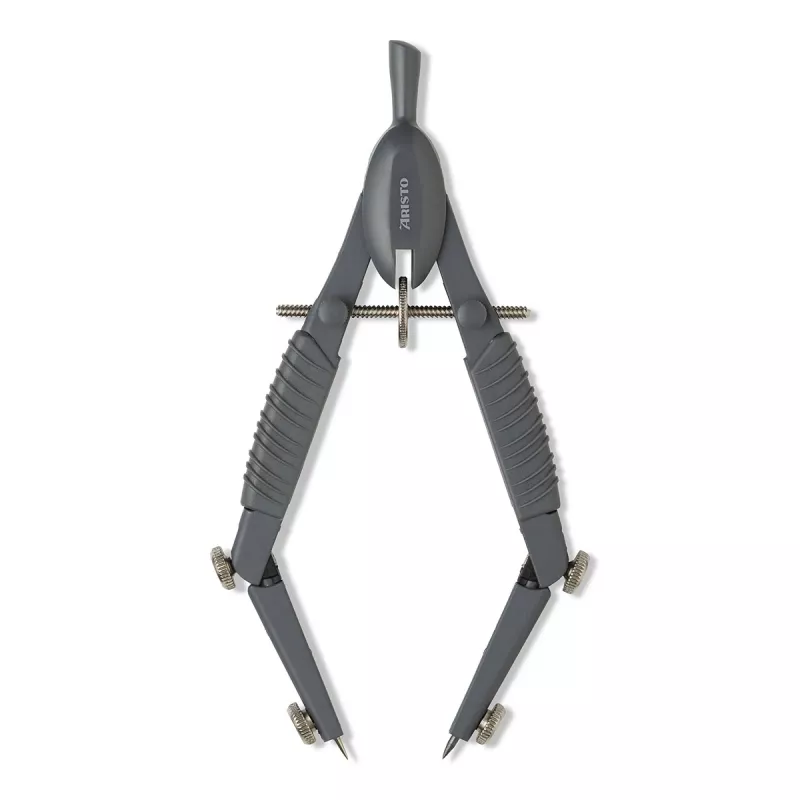 Aristo TopLine Mat Series Compasso da disegno grigio, 1 pezzo (AR55816)