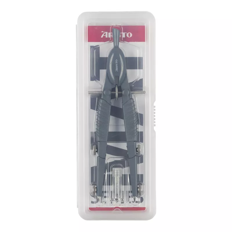 Aristo TopLine Mat Series Compasso da disegno grigio, 1 pezzo (AR55816)