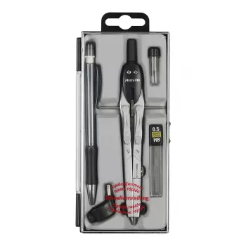 ARISTO Compasso di precisione nero (AR80084)