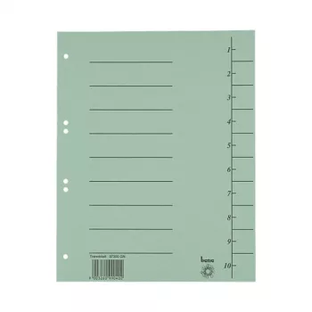 Bene 100 separatori, A4, 250 g/m2, verde (97300GN)