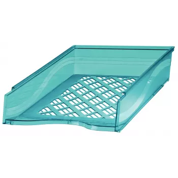 Bene vassoio portadocumenti 60100BLT A4/C4 impilabile trasparente blu