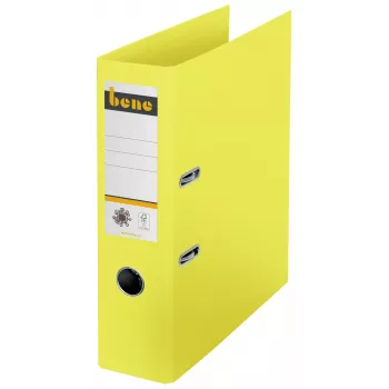 Bene No.1 raccoglitore a leva giallo cartone 8,0 cm DIN A4