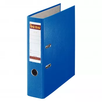 Bene 291400BL raccoglitore a leva A4 blu 80 mm dorso 600 fogli verticale