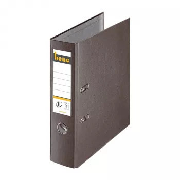 Bene raccoglitore a leva A4 80mm marrone PP plastica