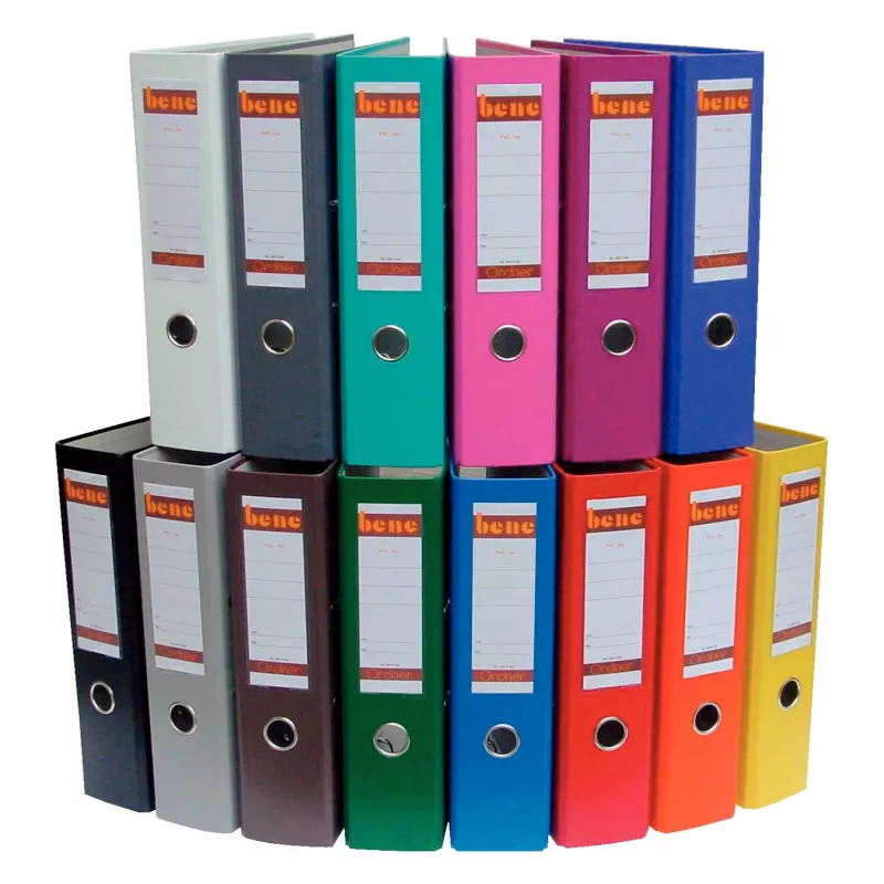 Esselte Leitz 291400OR raccoglitore a leva A4, 80 mm larghezza dorso, capacità 600 fogli, arancione