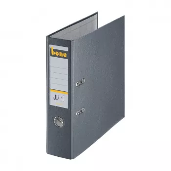 Bene raccoglitore a leva A4 80mm grigio ardesia PP plastica