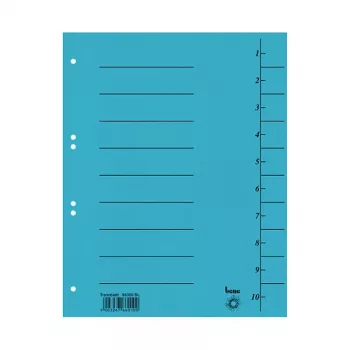 Bene 50 separatori blu A4
