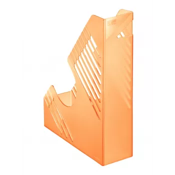 Bene 50100ORT Scatola per documenti in polistirolo A4 arancione trasparente 700 fogli 315x245 mm