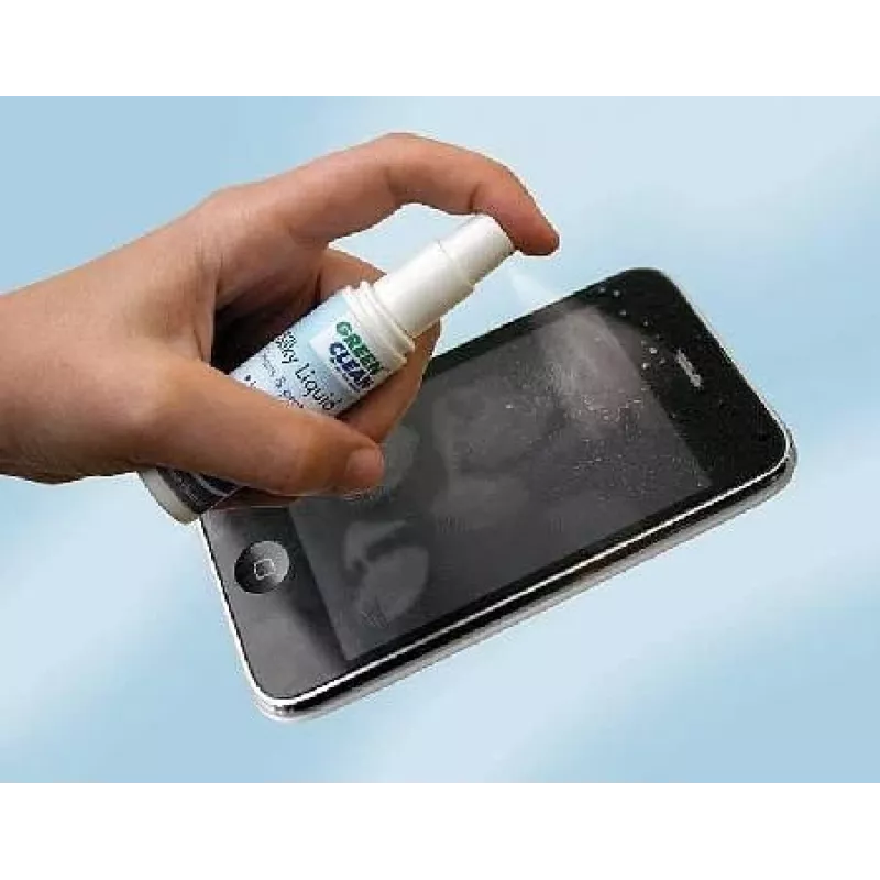 GREEN CLEAN GCLC-1000 Set di pulizia ottica - liquido detergente e panno in microfibra