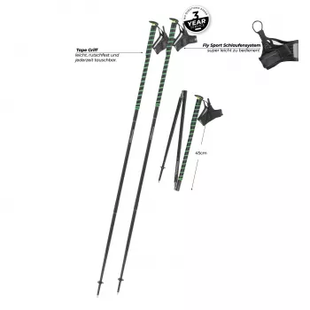 Komperdell FXP Composite Trail 115 cm Bastoncini da Running