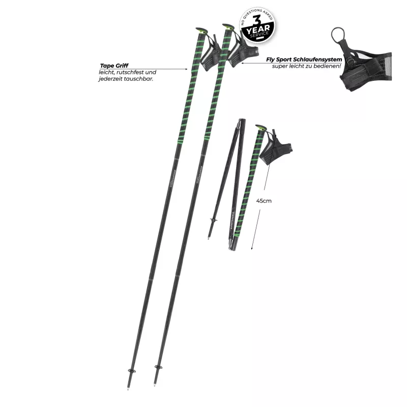 Komperdell FXP Composite Trail 115 cm Bastoncini da Running