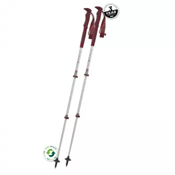 Komperdell Explorer Zero Compact Bastoncini da Trekking - Malbec