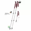 Komperdell Explorer Zero Compact Bastoncini da Trekking - Malbec