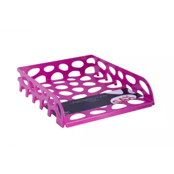 SAX Vassoio portadocumenti Voronoi rosa DIN C4