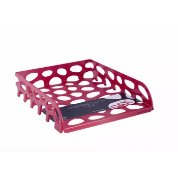 SAX Vassoio portadocumenti Voronoi rosso DIN C4