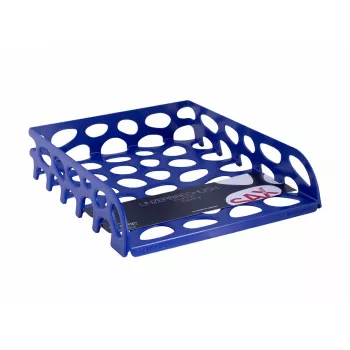 Sax Vassoio portadocumenti Voronoi blu DIN C4