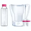 BWT AQUAlizer Home gassificatore manuale per acqua frizzante 125626883 con bottiglia in vetro