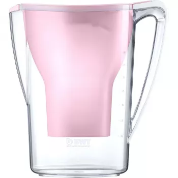 BWT Aqualizer Home 125557844 caraffa filtrante rosa con 1 cartuccia filtro acqua mineralizzata al magnesio