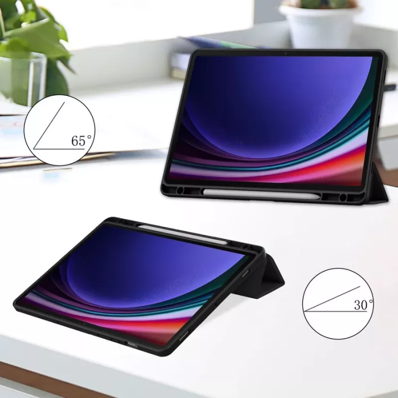 Tech-Protect SC Pen Hybrid custodia per Samsung Galaxy Tab S9+ / S10+ 12.4 X810 / X816B / X826B, nero