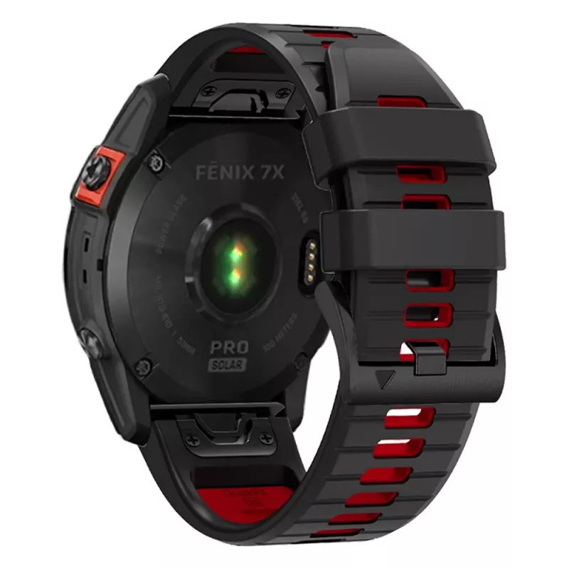 TECH-PROTECT ICONBAND PRO Garmin Fenix 3 / 5X / 3HR / 5X Plus / 6X / 6X Pro / 7X nero/rosso