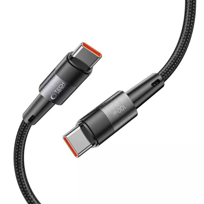 TECH-PROTECT ULTRABOOST cavo USB-C a USB-C PD 100W / 5A 3m grigio